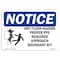 Signmission OSHA Notice Sign, 7" Height, 10" Width, Arc Flash Hazard Proper PPE Sign With Symbol, Landscape OS-NS-D-710-L-10167 - alternate 1